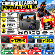 Mini Cámara de Seguridad Portátil 1080P — Compacta y Discreta